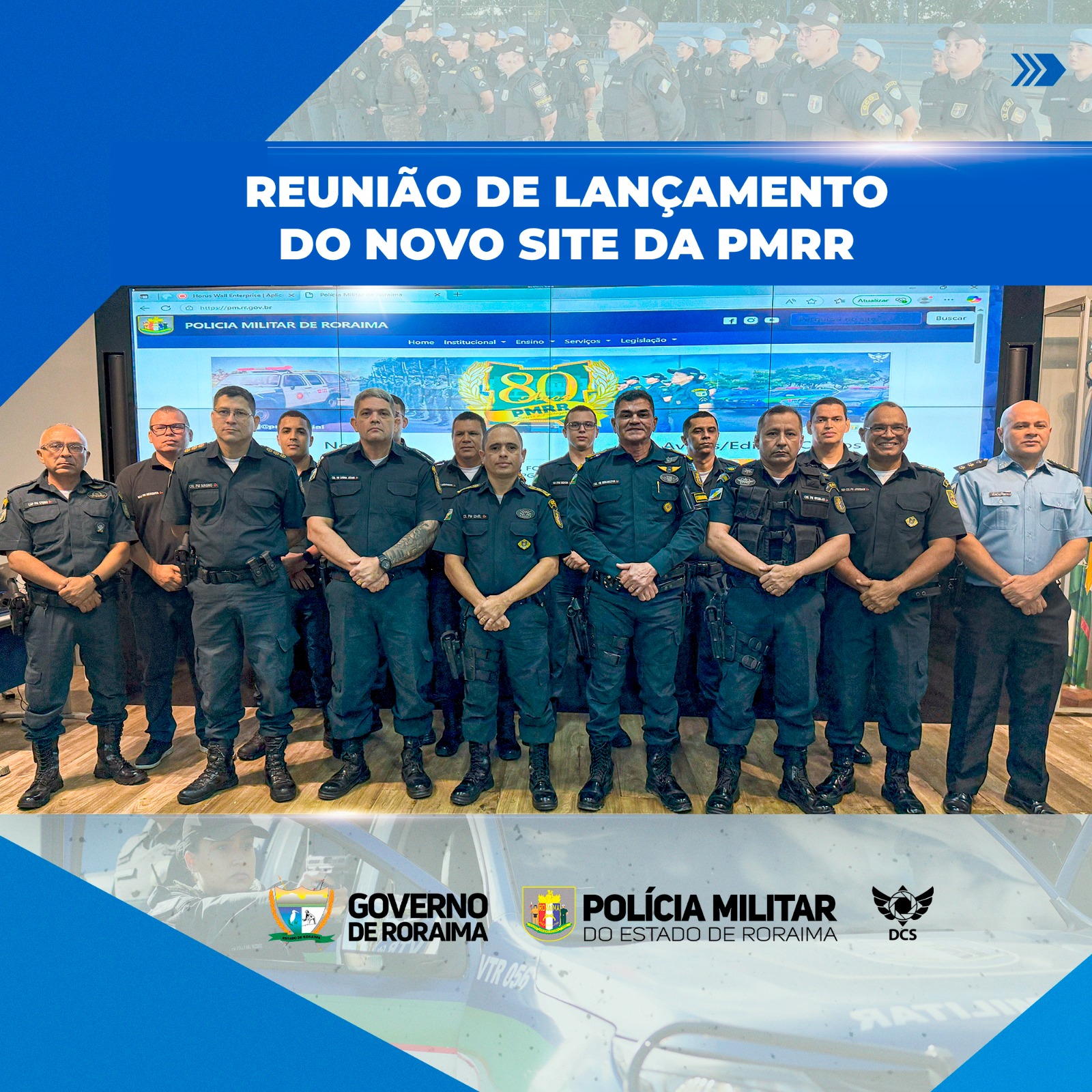 REUNIÃO DE LANÇAMENTO DO NOVO SITE DA PMRR